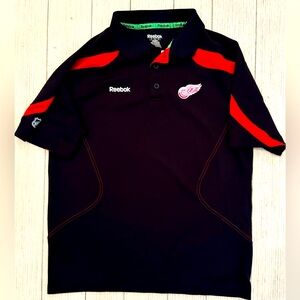Reebok NHL Detroit Red Wings Play Dry Polo, size Small